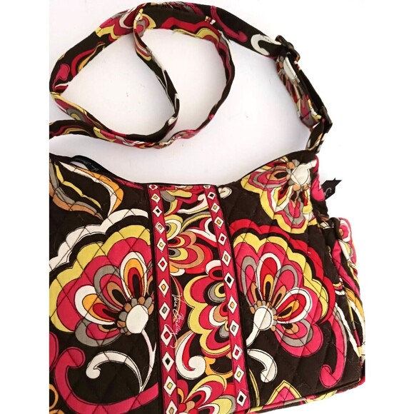 NEW Vera Bradley Med Hobo Crossbody Bag Retired Puccini Print - Picture 2 of 11